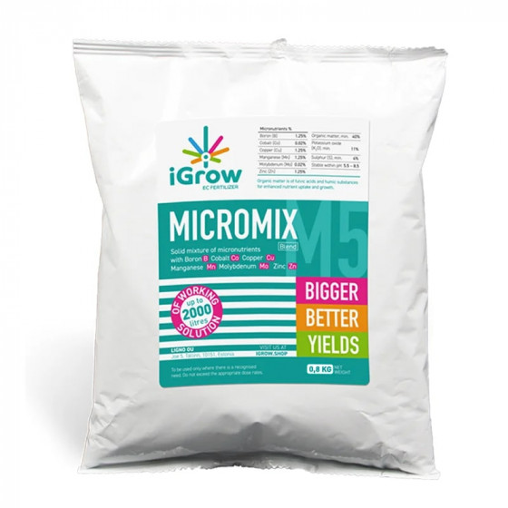 iGrow M5 multinutrient fertilizer 0,8 kg